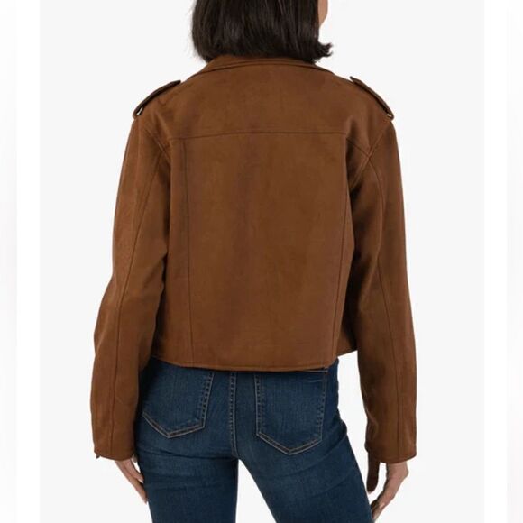 KUT JACKET FAUX SUEDE MOTO
JACKET- WHISKEY
Size XL - Picture 3 of 4